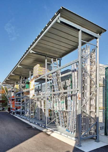 Materials Yard with Full Cladding